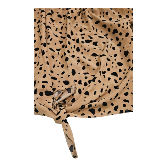 Shein Large Animal Print Short Sleeve Shirt - Picture 2 of 7